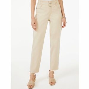 High-Rise Straight Crop Jeans